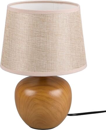 Настільна лампа Reality Leuchten Luxor, кераміка, золото, E14, 18x18x26 см