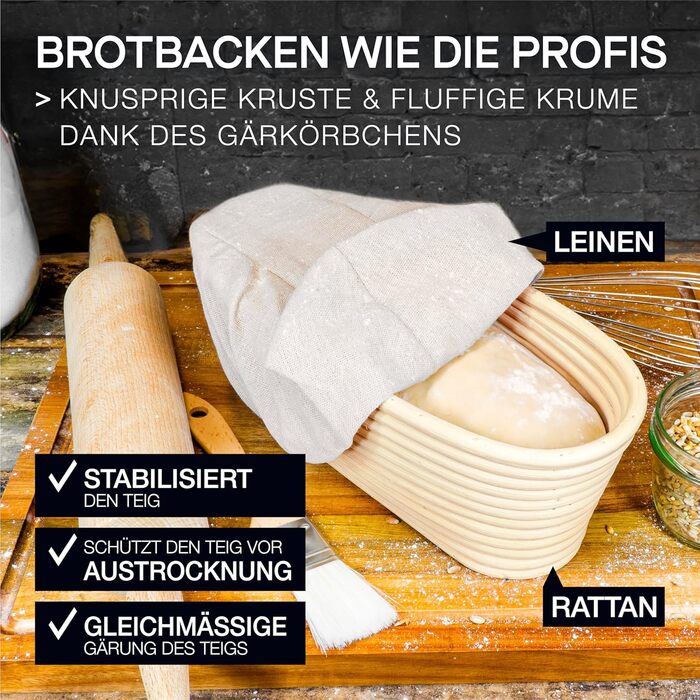 Tomorrow: Loaf pan with lid, proofing basket & dough scraper - cast iron baking pan accessories - loaf pan, toast bread pan, loaf pan, casserole dish, loaf pan, square loaf pan, loaf pan baking set