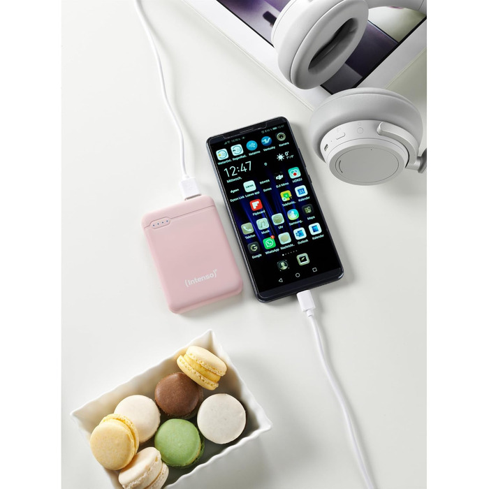 Powerbank Intenso Powerbank XS 5000mAh - зовнішній акумулятор для смартфона, планшета, MP3-плеєра, цифрової камери (рожевий)