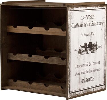 Wine rack (Hell) bottle rack shelf wine cabinet kitchen rack vintage used shabby chic
