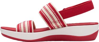 Сандалі Clarks Arla Stroll для дівчаток (40 EU, широка колодка, вишневий колір)