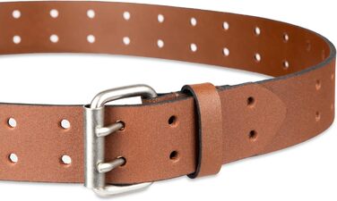 Чоловічий шкіряний ремінь Dickies з подвійною застібкою, колір світло-коричневий