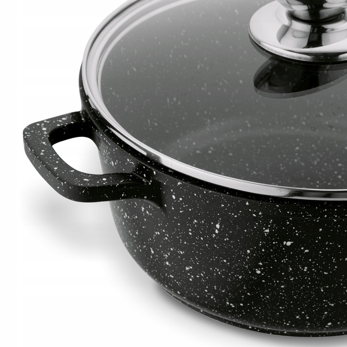 Каструля традиційна Konighoffer Pollo 4,5 л, алюміній з антипригарним покриттям, 24 см