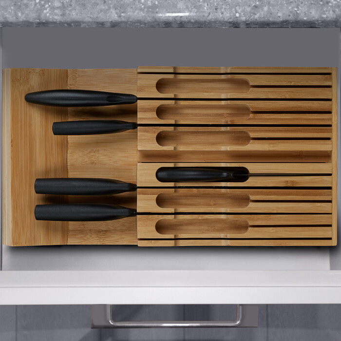 Relaxdays Drawer Messerhalter for 12 Knives