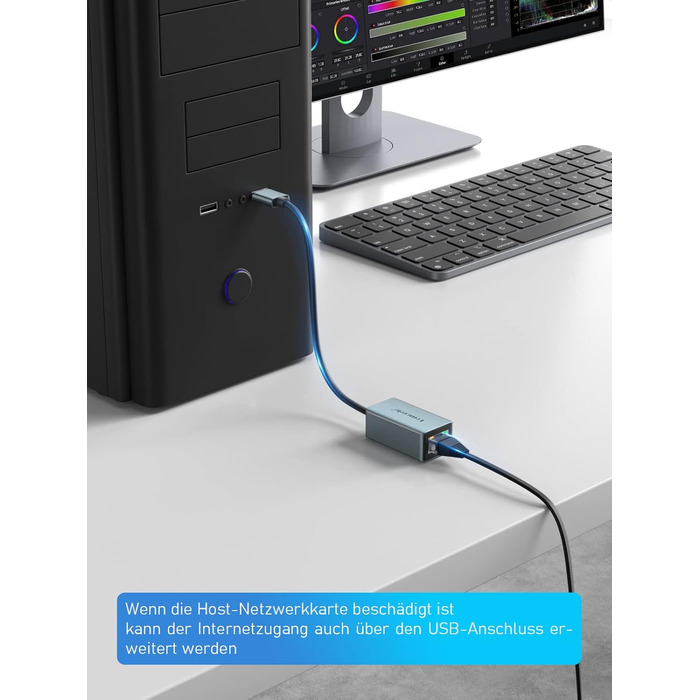 Док-станція USB-C з алюмінію: 2 HDMI, Gigabit Ethernet, 4 USB-A, USB-C 3.0, PD 100W, SD/TF, 1000Mbps RJ45, для Macbook, Lenovo, HP, Dell, Surface