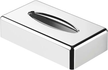 Geesa Kleenex Box, freestanding or for wall mounting, chrome-plated ABS, silver