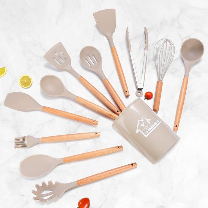 Набір посуду RIOVARM з індукційним покриттям Granit Antihaft: каструлі, сковороди, кришки, лопатка. Без PFOA.