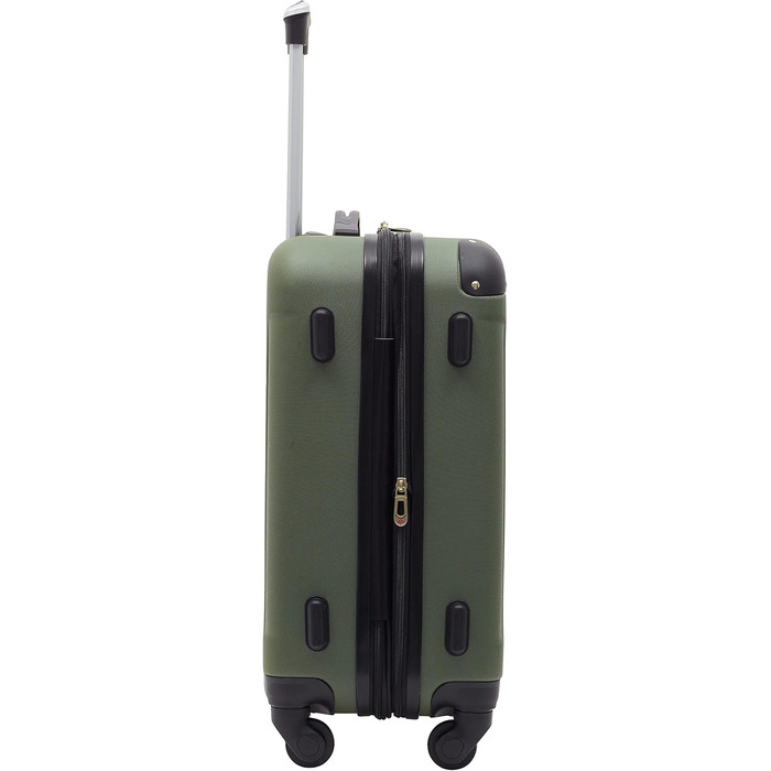 Чемодан валіза Travelers Club Chicago Hardside розширюваний спінер 20' Carry-On, колір Thyme Green