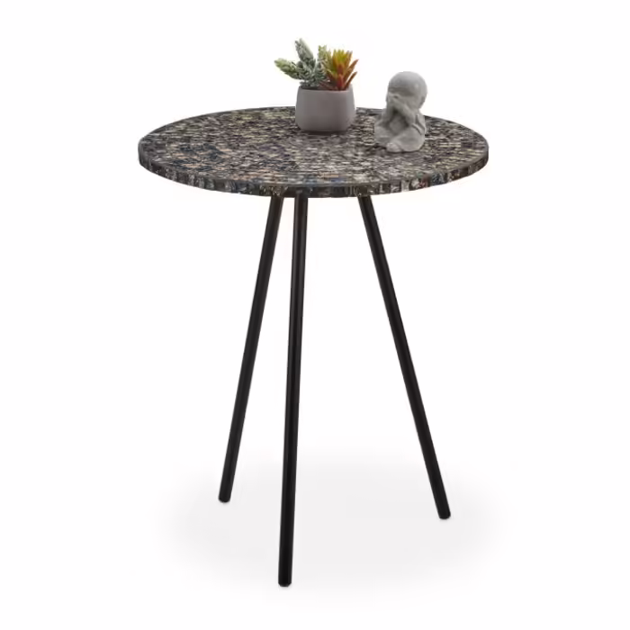 Relaxdays Side Table Mosaic
