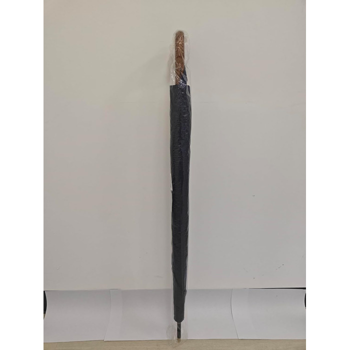 Stormproof Umbrella - XL Wooden Handle Rain Stick Umbrella for Men & Women - 12 Ribs, 118cm, Marine Blue