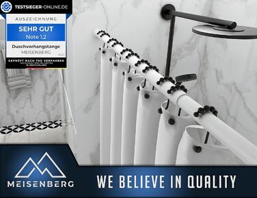 Штанга для душу без свердління 160-210 см, срібна, Ø 25 мм, телескопічна. Підходить для ванної, душу та перегородки. Штанга з нержавіючої сталі