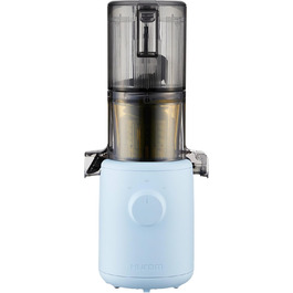 Hurom Slow Juicer | Vegetable and Fruit Juicer | H310 | Easy to Clean & Quiet Motor Electric Juicer with Strainer Filter | 150 Watt | BPA Free | Slim Design | 220ml, Sky Blue