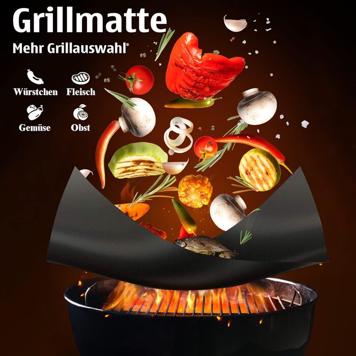 Grilliance 26-Piece Stainless Steel Grill Accessory Set - High-Quality BBQ Grill Utensil Case - Perfect Grill Tool Set for Men - Gift with Portable Storage Case and Meat Thermometer - Brown