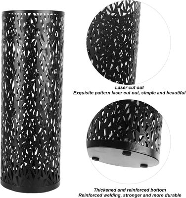 Металевий стійкий підставка для парасольки Topiky, чорна, 180x78 см