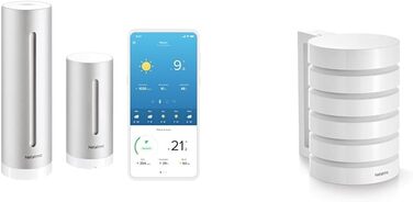 Netatmo Smart Weather Station with Wall Bracket - Wi-Fi & Functional Protective Housing for the Smart Weather Station, Protection for the Outdoor Module of the Smart Weather Station with Wi-Fi Connection, NRS-WW