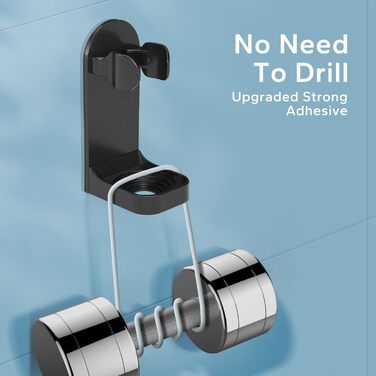 Тримач для електричної зубної щітки Hommand (4 шт.) настінний, чорний