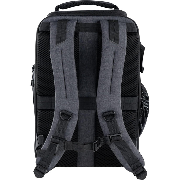 Рюкзак для фототехніки DÖRR Prag Pro 16L, водонепроникний, для DSLR/SLR, з відділенням для ноутбука 16 дюймів, знімні перегородки, кріплення для штатива, дронів, сірий