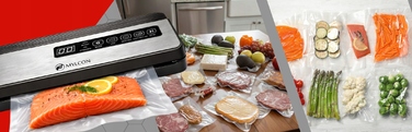 Автоматичний вакууматор для продуктів з набором плівок