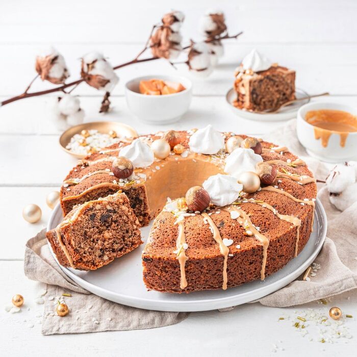 Dr. Oetker 4-Piece Baking Mould Set BACK-HARMONIE, including a springform pan (for flat and tube cakes), a loaf pan, and a Bundt cake pan, with ceramic-reinforced non-stick coating, 1 x 4-piece set