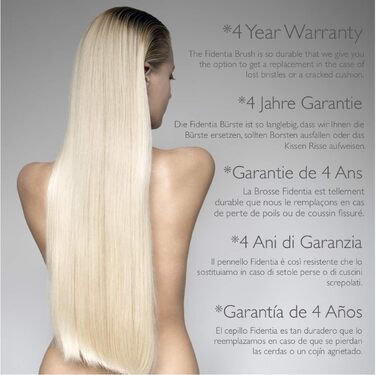 Щітка для нанесення волосся Fidentia | Пневматична щітка для нанесення волосся, перук та накладних волосся | Зроблено в Німеччині