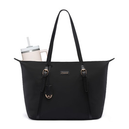 Сумка для ноутбука LOVEVOOK жіноча велика шопер для роботи, університету, школи, чорна, 15.6 дюймів