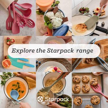Кухонні щипці StarPack Premium 30,5 см з нержавіючої сталі з антипригарними силіконовими наконечниками, термостійкі до 315°C, для приготування, сервірування, гриля та салату, бірюзові
