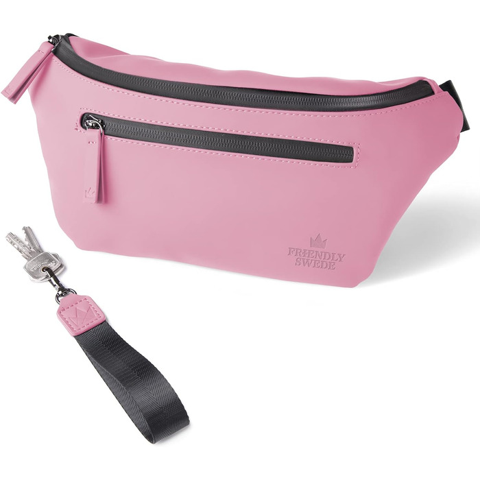 Bauchtasche VRETA від The Friendly Swede: стильна поясна сумка, бананка для жінок та чоловіків, рожевого кольору