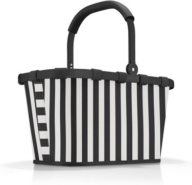 Сумка-шопер Reisenthel Carry Bag – чорний (Summerstripes Black) з великим об'ємом та зручною внутрішньою кишенею