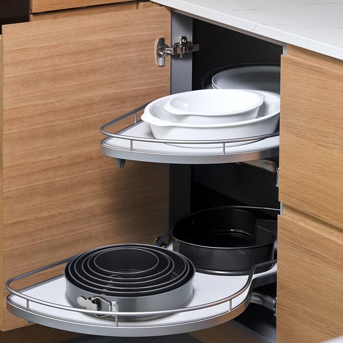 Набір форм для випічки Relaxdays, 6 шт., Ø 14-28 см, нержавіюча сталь, антипригарне покриття, антрацит