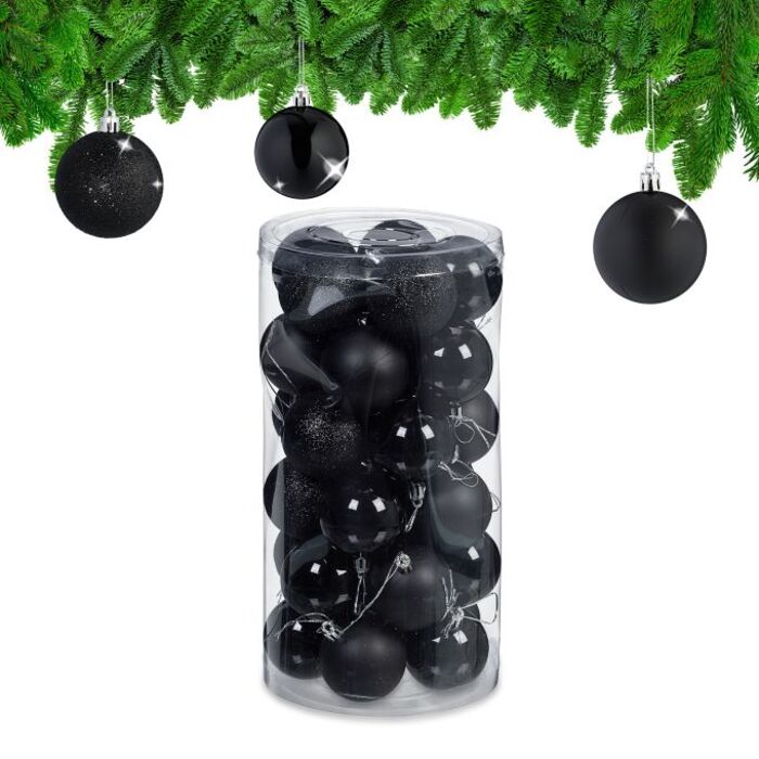 Relaxdays Set of 30 Christmas Baubles