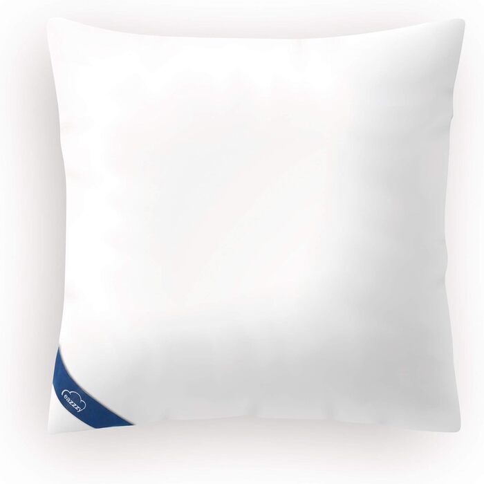 Genius eazzzy Pillow 80x80 cm - orthopedic sleeping pillow for restful sleep with hypoallergenic cover made of Aloe Vera + milk fibers | washable & dryer-safe