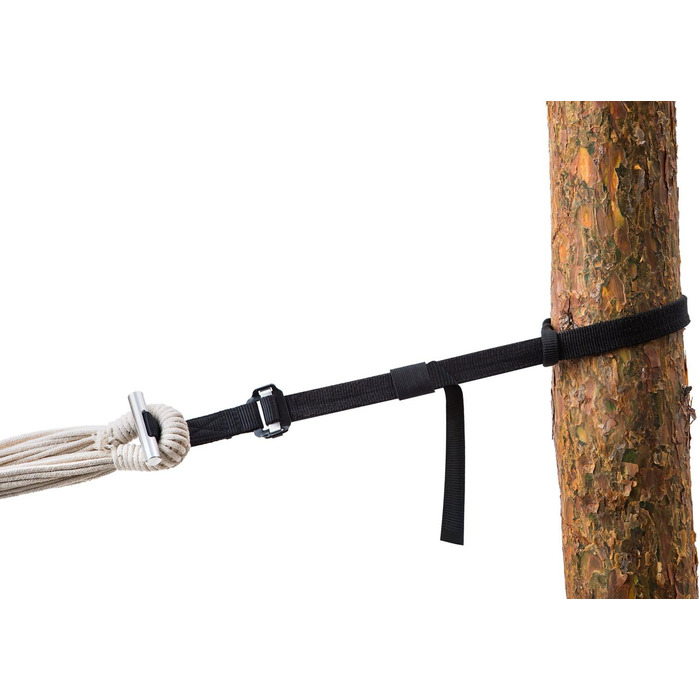 AMAZONAS Ultra-Light Hammock Mosquito Traveller 450 g 220cm x 140cm Packed size 22.5 x 9cm up to 150kg (Green, Bundle with T-Strap Hanging Set)