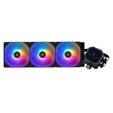 Система рідинного охолодження процесора Thermalright Frozen Prism 360 White ARGB, 360мм, 3 PWM вентилятори, для Intel LGA1700/1851/1200/115x та AMD AM4/AM5, Білий