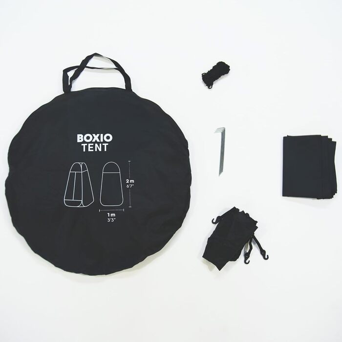 BOXIO Намет для душу/туалету: мобільний намет для кемпінгу 2x1м. Ідеально для вантажівки, кемпінгу та фестивалів