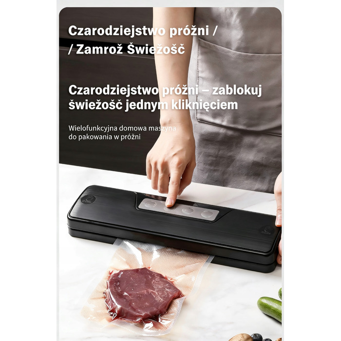 Вакууматор 150 Вт для зберігання продуктів + Плівка в комплекті