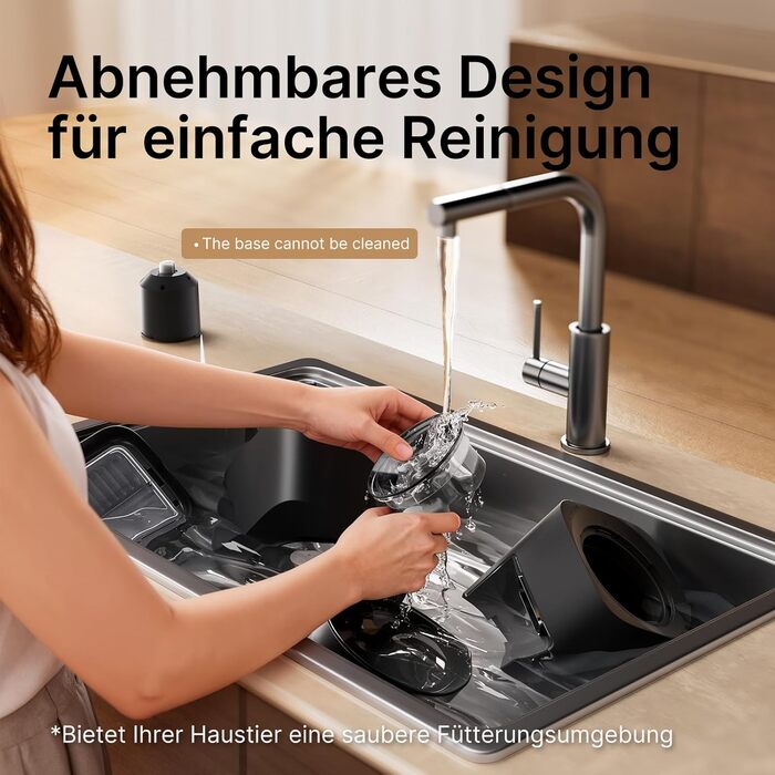 Автоматичний кормушка для котів та собак з Wi-Fi, 5 л, керування через додаток, 1-10 прийомів їжі на день