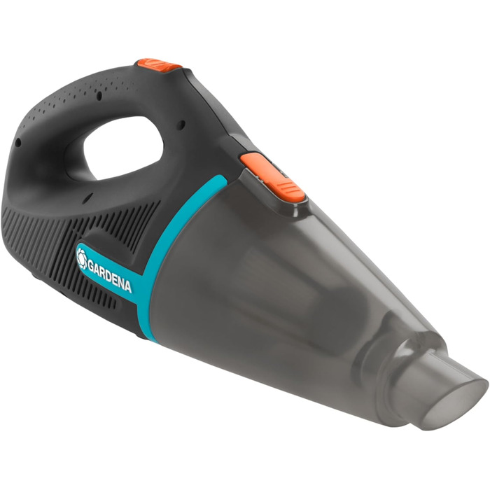 Gardena Outdoor Hand Vacuum EasyClean Li: Battery-powered vacuum for wet and dry particles, integrated lithium-ion battery, high suction power (9339-20)