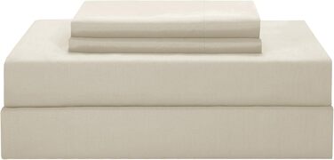 Чіхли для ліжка Chic Home Daya 3 шт. з рюшами та плісе, для двоспального ліжка, білі наволочки та декоративні подушки в комплекті, білий (King, Taupe)