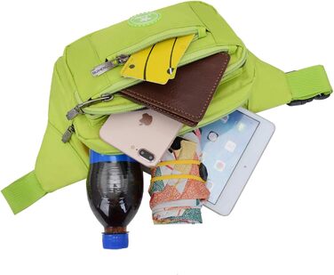 Водонепроникна поясна сумка для чоловіків та жінок, спортивна, для бігу, трекінгу, велосипедна, для ножа та туристичного інструменту (Зелена)