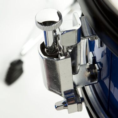 Fame 5-Piece Drum Set Blue: Комплект барабанів з бас-барабаном, томами, малим барабаном, фурнітурою та стільчиком, з аксесуарами та паличками