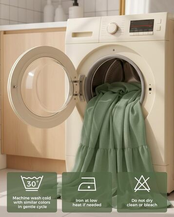 Штора для душу 180x180 см льон, зелена - водонепроникна, з антигрибковим покриттям, з утяжеленим краєм, з кільцями (1 шт)