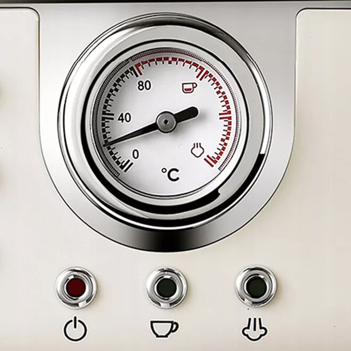 Рістковий кавомашина Bedee, 1050 Вт, біла