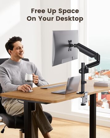 Кріплення для монітора ErGear: регульована підставка для моніторів 13-32 дюймів, до 9 кг, VESA 75x75/100x100 мм