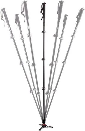 Монопод Manfrotto XPRO з відео-головкою: 4-секційний алюмінієвий монопод для відеозйомки