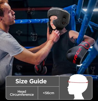 Кепка-накладка RDX для боксу та кікбоксингу, захист голови для MMA, тайського боксу, карате, таеквондо, Krav Maga, з натуральної шкіри Maya Hide, рожева (STANDARD)