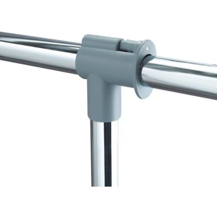 Double clothes rail with two garment rods, clothes rack on wheels