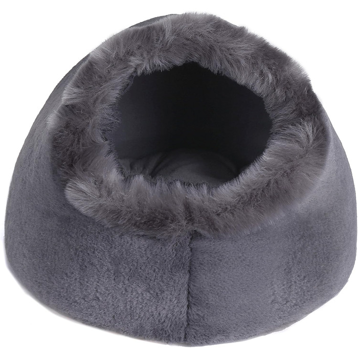 Кішка, маленький собака, зручне ліжко, лежанка-іглу для домашніх тварин, килимок, що можна прати, сірого кольору