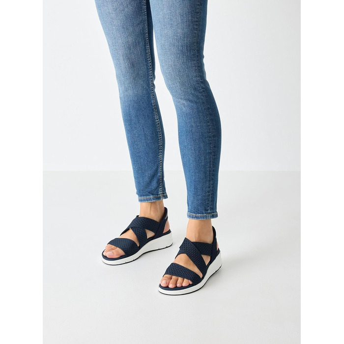 Босоніжки жіночі Tamaris 8-88724-44 Wide Fit, сині (38 EU) - Широка повнота