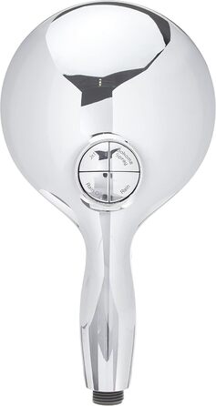 Grohe Vitalio Rain 130 Hand Shower with 4+ Spray Types, Chrome 26107000 Hand Shower - Shower Head 13 Cm - 9.5 L/Min Diameter 130mm