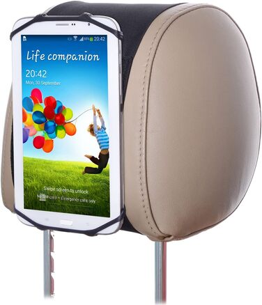 Універсальний силіконовий тримач для планшетів та iPad (7-10.5 дюймів) на підголівник авто TFY